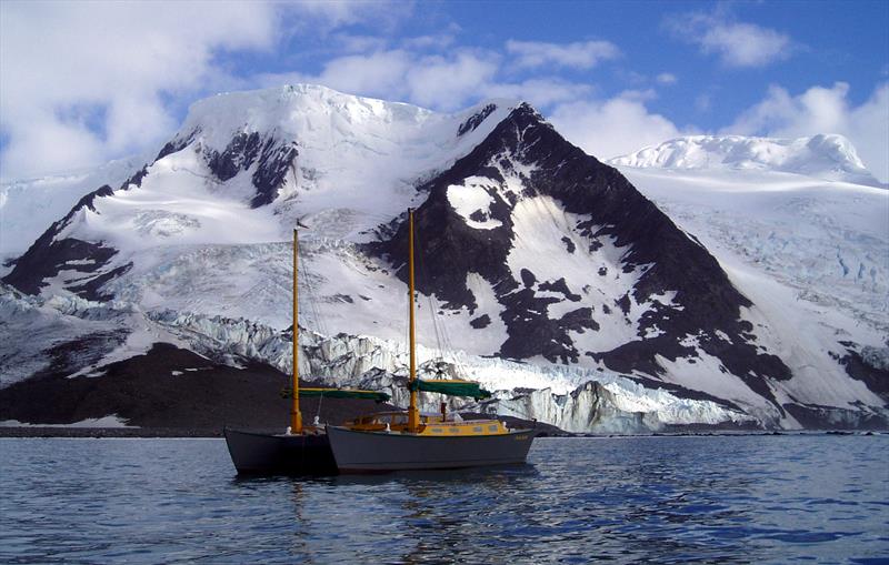 China Moon at Elephant Island in January 2004 photo copyright Pete Hill taken at Cruising Club of America and featuring the Catamaran class