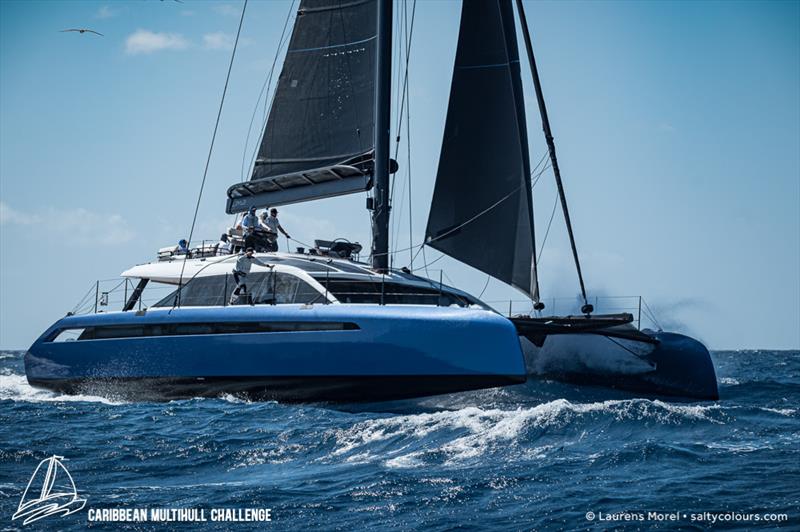 Layla - Caribbean Multihull Challenge Race and Rally photo copyright Laurens Morel taken at Sint Maarten Yacht Club and featuring the Catamaran class