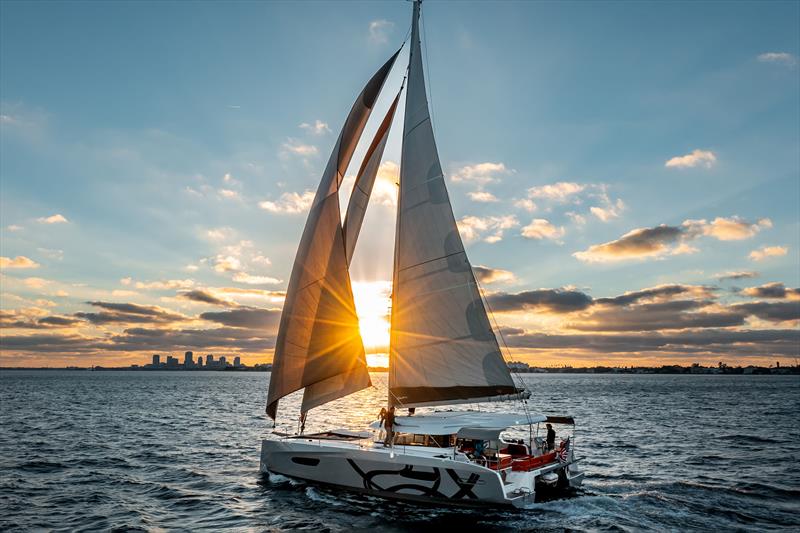 Excess 14 - sunset time - photo © Excess Catamarans