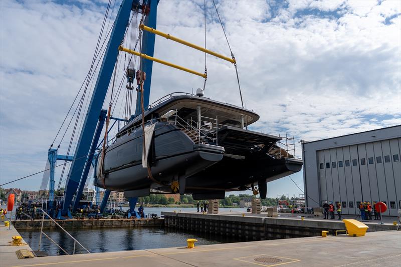 Sunreef 100 Eco launch photo copyright Sunreef Yachts taken at  and featuring the Catamaran class
