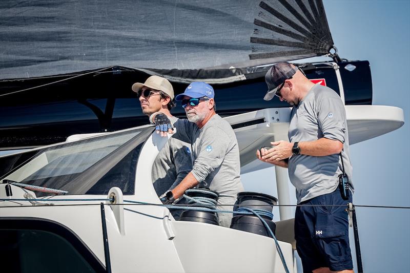 Afterguard on Gaea - Multihull Cup 2026 - photo © Sailing Energy