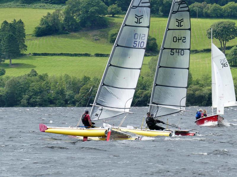 Catapults at Bala photo copyright John Hunter taken at Bala Sailing Club and featuring the Catapult class