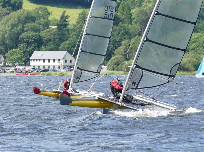 Catapults at Bala photo copyright John Hunter taken at Bala Sailing Club and featuring the Catapult class