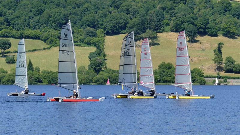 Catapult Nationals at Bala photo copyright John Hunter taken at Bala Sailing Club and featuring the Catapult class