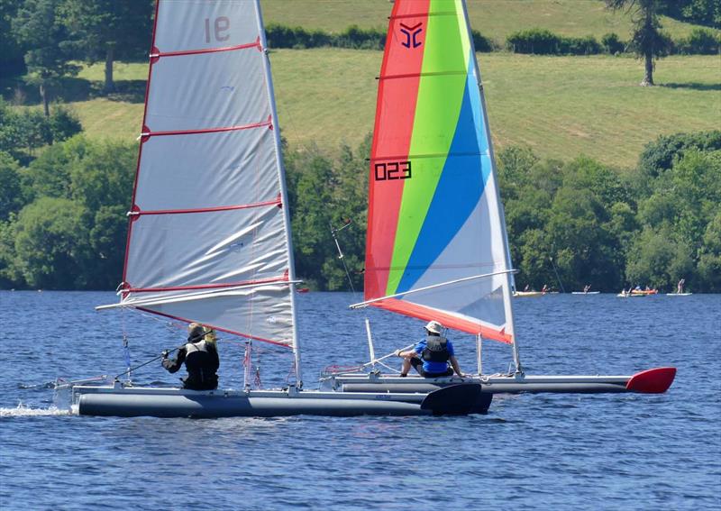 Catapult Nationals at Bala photo copyright John Hunter taken at Bala Sailing Club and featuring the Catapult class