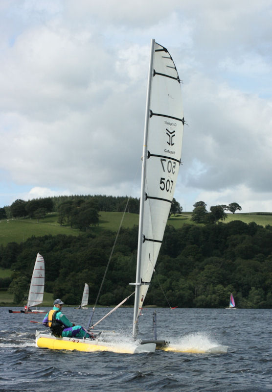 Paul Ellis storms to victory in the Catapult nationals at Bala photo copyright Catapults taken at  and featuring the Catapult class