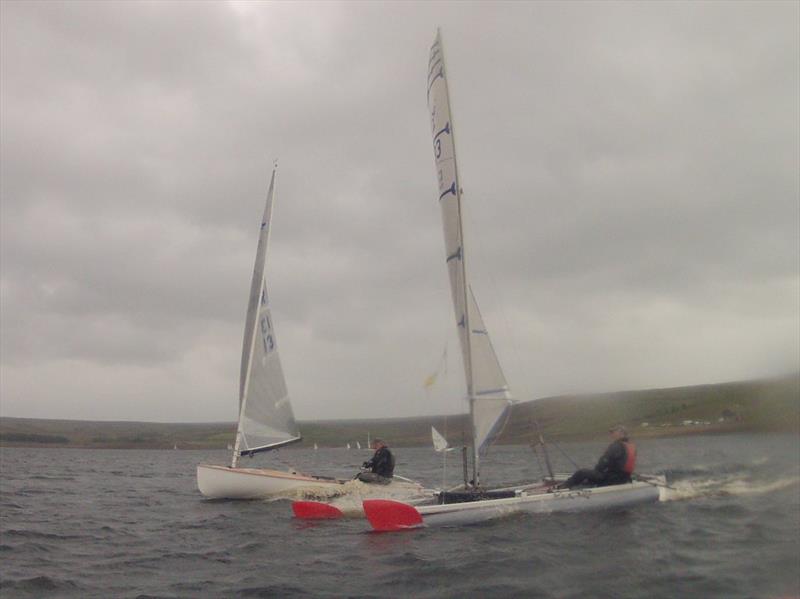 Finn, Contender and Catapult Open at Yorkshire Dales Sailing Club photo copyright Dave Baxter taken at Yorkshire Dales Sailing Club and featuring the Catapult class