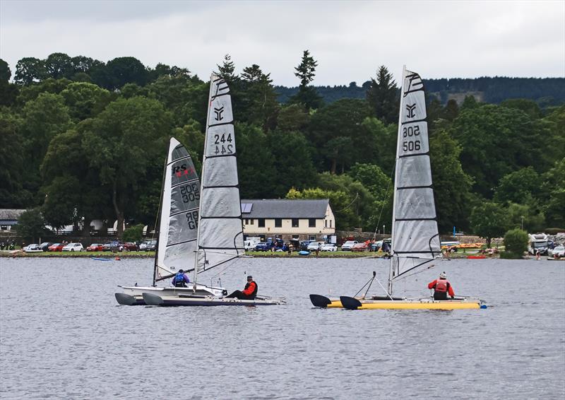 Bala Catapult Open 2024 photo copyright John Hunter taken at Bala Sailing Club and featuring the Catapult class