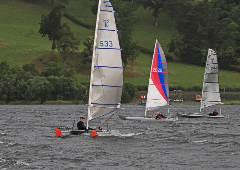 Bala Catapult Open 2024 photo copyright John Hunter taken at Bala Sailing Club and featuring the Catapult class