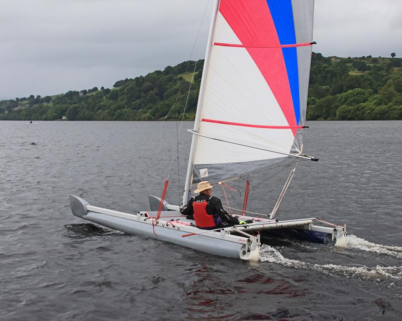 Bala Catapult Open 2024 photo copyright John Hunter taken at Bala Sailing Club and featuring the Catapult class