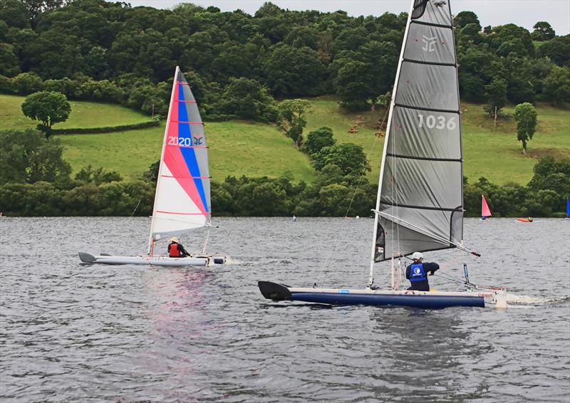 Bala Catapult Open 2024 photo copyright John Hunter taken at Bala Sailing Club and featuring the Catapult class