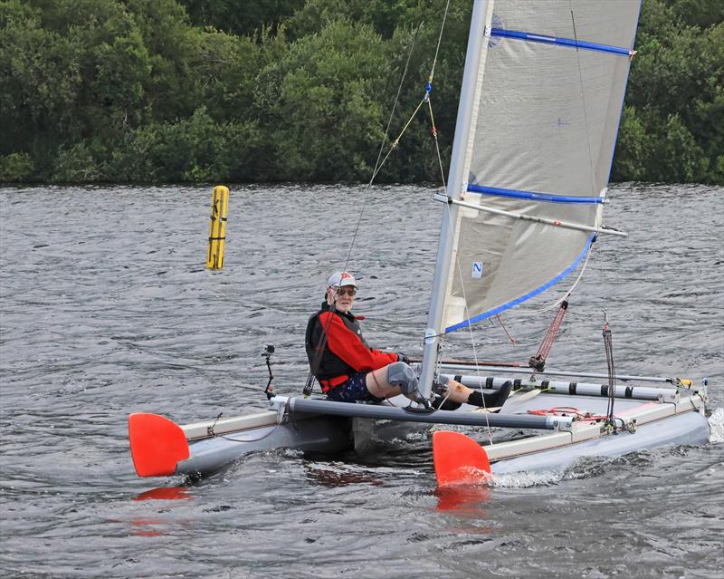 John Terry made Gareth Ede work hard for his title - Catapult National Championships at Bala photo copyright John Hunter taken at Bala Sailing Club and featuring the Catapult class