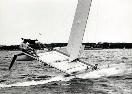 The C Class catamaran Miss Nylex in 1974 photo copyright Archive taken at  and featuring the C Class Cat class