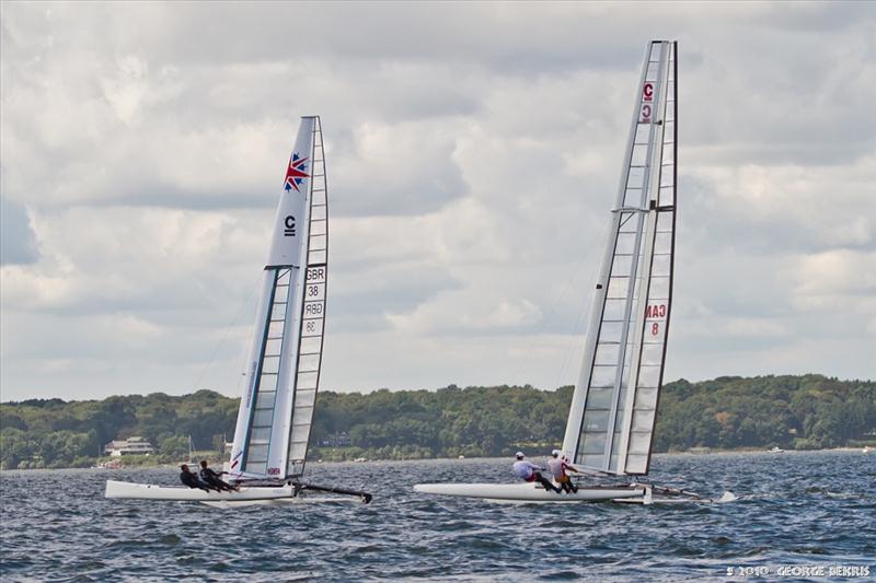 C-Class Catamaran Championship at the New York Yacht Club photo copyright George Bekris taken at New York Yacht Club and featuring the C Class Cat class