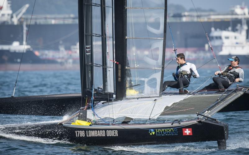 Day 3 at the C-Class Catamaran Championship - photo © Loris von Siebenthal / Hydros