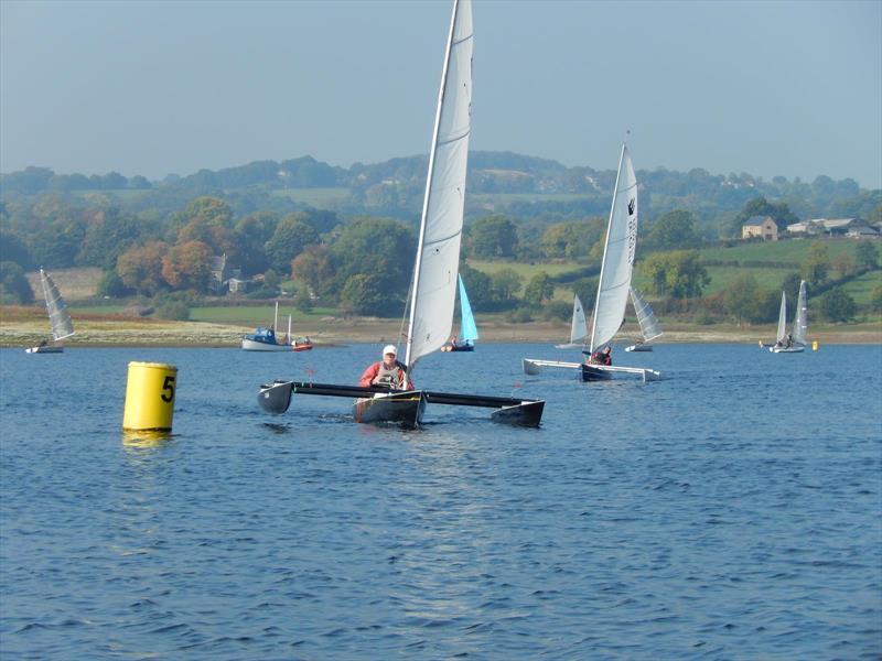 Challengers at Ogston photo copyright Richard Johnson taken at Ogston Sailing Club and featuring the Challenger class