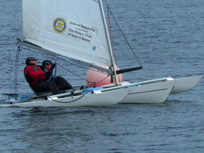 Challengers at Burghfield photo copyright Richard Johnson taken at Burghfield Sailing Club and featuring the Challenger class