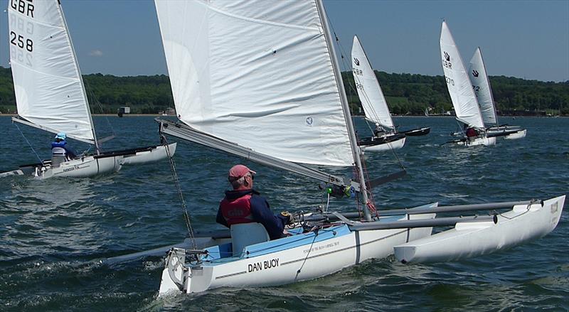 Challengers at Oxford photo copyright Richard Johnson taken at Oxford Sailing Club and featuring the Challenger class