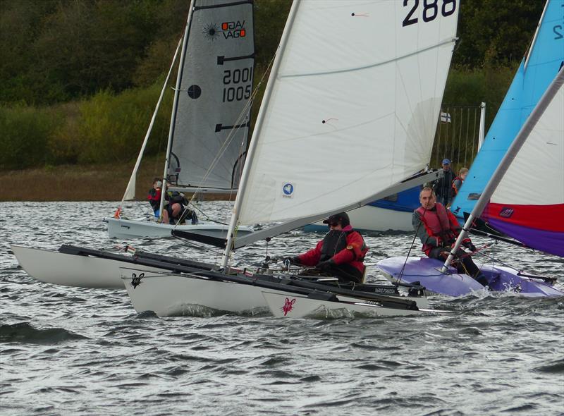 Challengers at the Ogston Sailing Club Open Handicap Regatta photo copyright Richard Johnson taken at Ogston Sailing Club and featuring the Challenger class