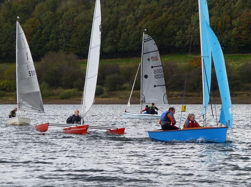 Challengers at the Ogston Sailing Club Open Handicap Regatta photo copyright Richard Johnson taken at Ogston Sailing Club and featuring the Challenger class