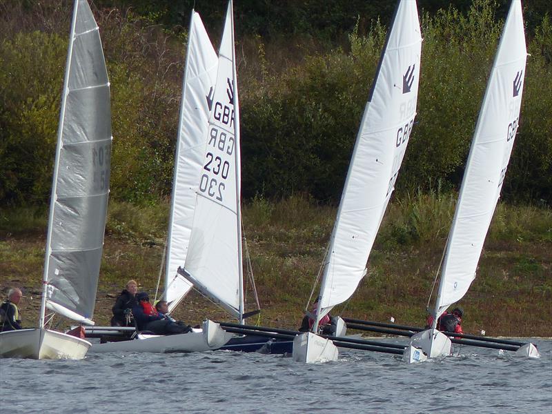 Challengers at the Ogston Sailing Club Open Handicap Regatta photo copyright Richard Johnson taken at Ogston Sailing Club and featuring the Challenger class