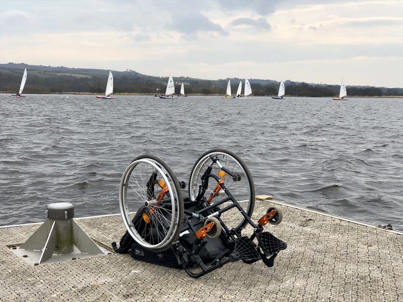 Sailability Scotland Challenger Travellers at Castle Semple photo copyright Richard Toulson taken at Castle Semple Sailing Club and featuring the Challenger class