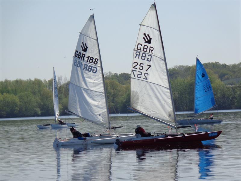 Val Millward (257) and Alex Hovden (188) during the Burghfield Challenger Regatta - photo © Marion Edwards