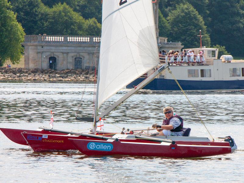 Challengers at the Rutland RYA Multiclass Regatta photo copyright Tom McWilliams taken at Rutland Sailing Club and featuring the Challenger class