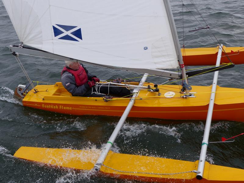 Duncan Greenhalgh during the Challenger UK Championship at Rutland photo copyright Richard Johnson taken at Rutland Sailing Club and featuring the Challenger class