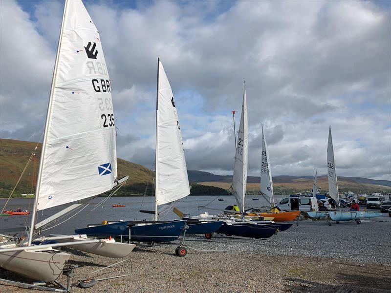 Sailability Scotland Challenger T6 Travellers at Fort William photo copyright Dik Toulson taken at Lochaber Yacht Club and featuring the Challenger class