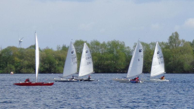 Challengers at Burghfield photo copyright Marion Edwards taken at Burghfield Sailing Club and featuring the Challenger class