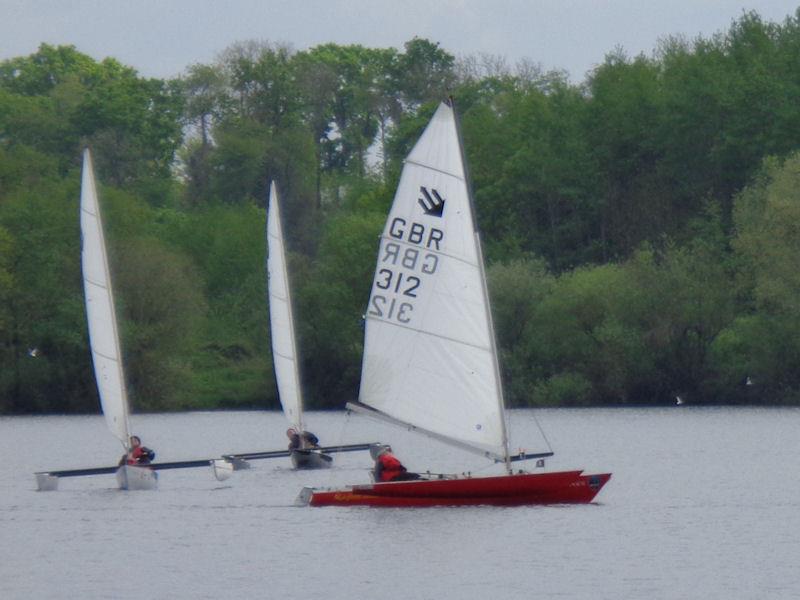 Challengers at Burghfield photo copyright Marion Edwards taken at Burghfield Sailing Club and featuring the Challenger class