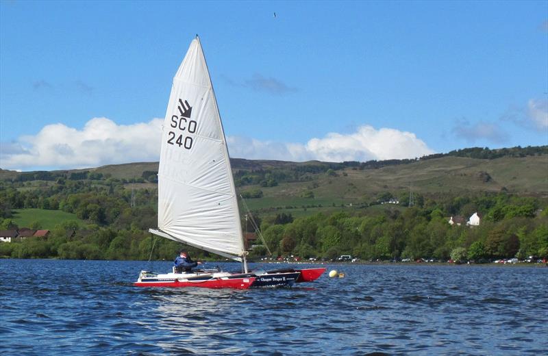 Scottish Challenger Series at Castle Semple photo copyright Dik Toulson taken at Castle Semple Sailing Club and featuring the Challenger class