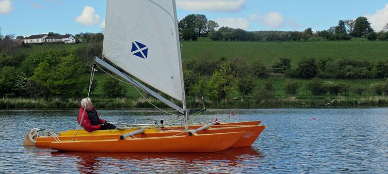 Scottish Challenger Series at Castle Semple photo copyright Dik Toulson taken at Castle Semple Sailing Club and featuring the Challenger class