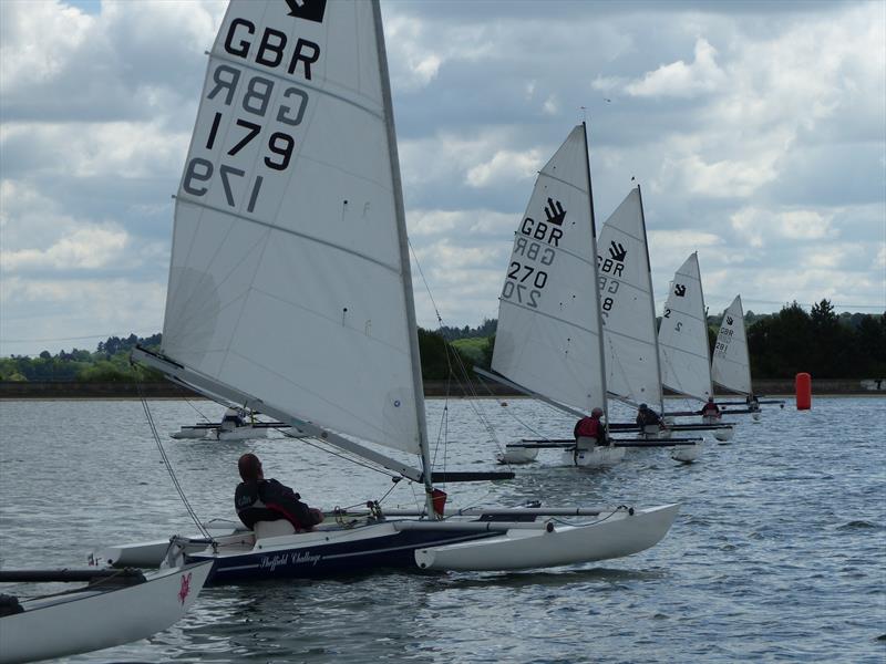 Challengers at Oxford photo copyright Richard Johnson taken at Oxford Sailing Club and featuring the Challenger class