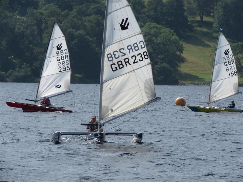 Trio of Challengers during the Sailability Scotland SCIO T4 Regatta at Loch Earn photo copyright Dianne Donaldson taken at Loch Earn Sailing Club and featuring the Challenger class