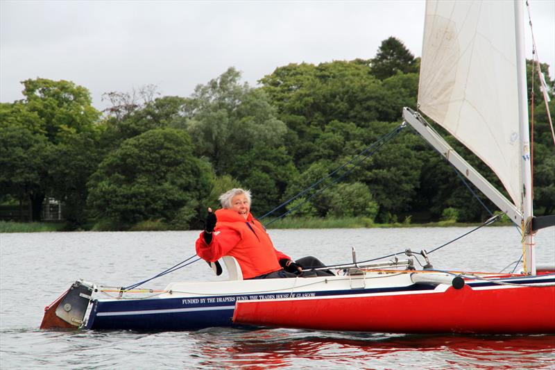 Sailability Scotland SCIO T5 Regatta at Bardowie Loch photo copyright Bob Balmer taken at Clyde Cruising Club and featuring the Challenger class