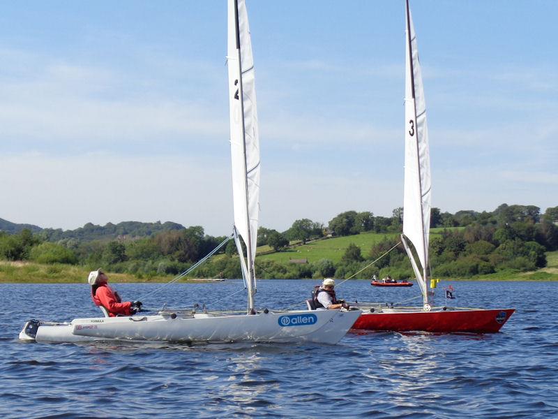 English Challenger Championships at Ogston photo copyright Viv Alderdice taken at Ogston Sailing Club and featuring the Challenger class