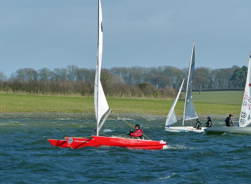 Challengers at the 2020 Tiger Trophy photo copyright Richard Johnson taken at Rutland Sailing Club and featuring the Challenger class