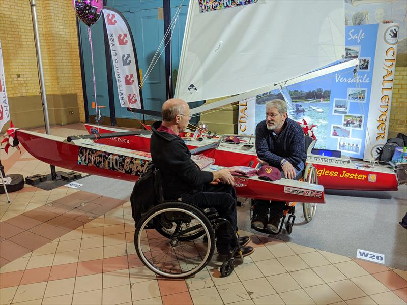 Concours d'Elegance judging at the RYA Dinghy Show 2020 photo copyright Mark Jardine taken at RYA Dinghy Show and featuring the Challenger class