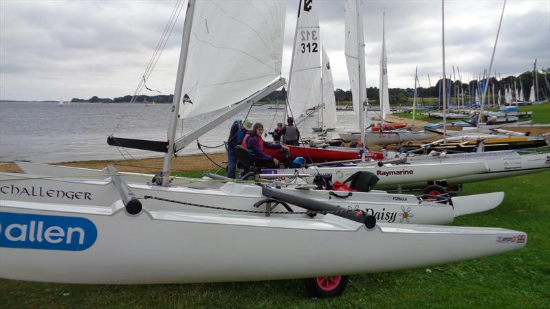 UK Challenger Championships at Rutland photo copyright Tony Mayhew taken at Rutland Sailing Club and featuring the Challenger class