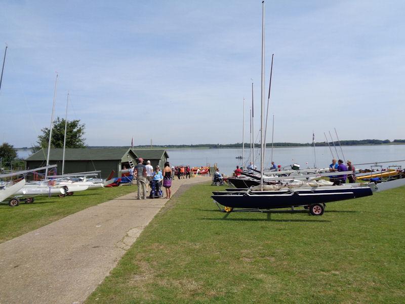 2018 Challenger English National Championship at Grafham day 2 photo copyright Marion Edwards taken at Grafham Water Sailing Club and featuring the Challenger class