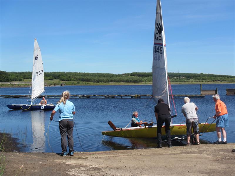 Sailability Scotland SCIO sails into a new home with Monklands Sailing Club photo copyright Dik Toulson taken at Monklands Sailing Club and featuring the Challenger class