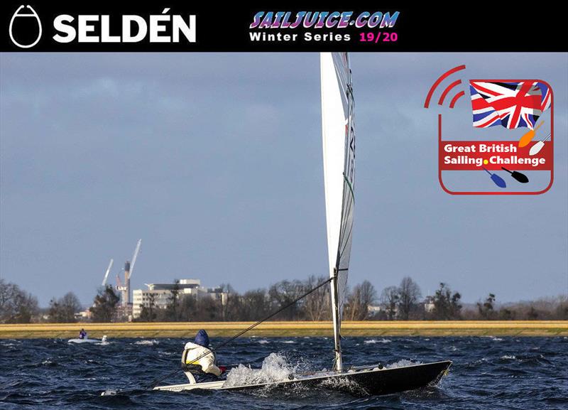 Jack Alderdice during the Seldén Sailjuice Winter Series Datchet Flyer photo copyright Tim Olin / www.olinphoto.co.uk taken at Datchet Water Sailing Club and featuring the Challenger class