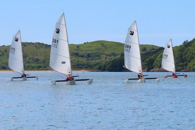 A Close Race - Challenger Travellers at Solway photo copyright James Bishop taken at Solway Yacht Club and featuring the Challenger class
