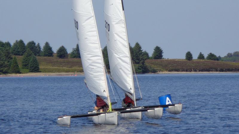 Welsh Open Challenger Championship photo copyright Marion Edwards taken at Llyn Brenig Sailing Club and featuring the Challenger class