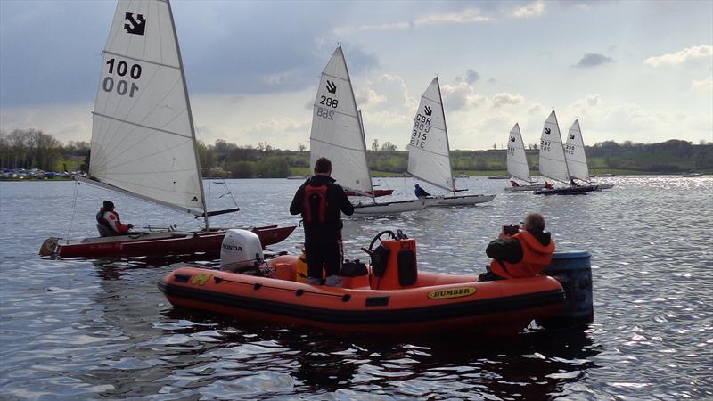 Challenger Coaching at Rutland photo copyright Liz Newton taken at Rutland Sailing Club and featuring the Challenger class