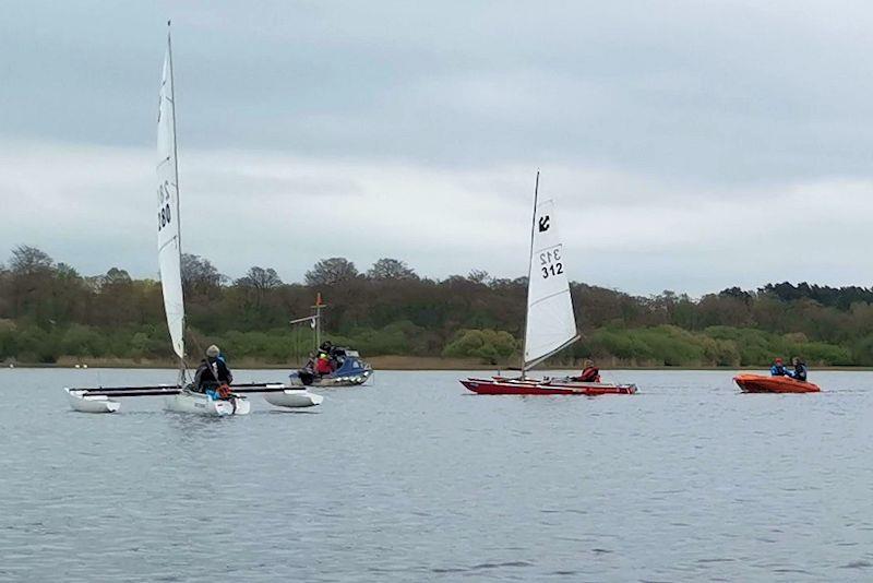 Challengers at Sailability Scotland's Traveller Series at Annandale photo copyright Stephen Thomas Bate taken at Annandale Sailing Club and featuring the Challenger class