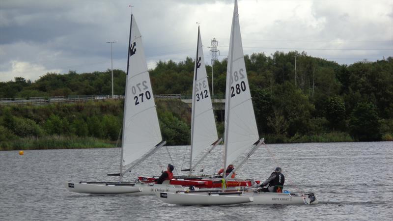 WISH SC Open Challenger Event photo copyright Marion Edwards taken at Wigan and St Helens Sailing Club and featuring the Challenger class