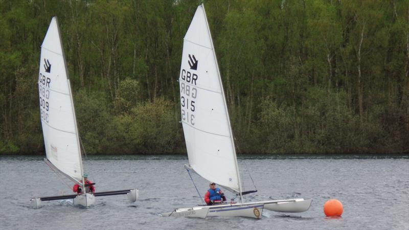 Challenger open meeting at Hykeham Sailability photo copyright Marion Edwards taken at Hykeham Sailing Club and featuring the Challenger class